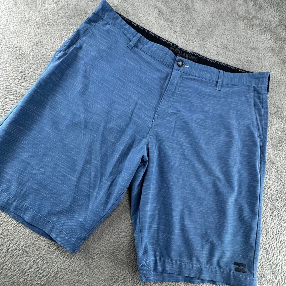 Billabong Submersibles Hybrid Shorts Mens 40‎ Blue Excellent Quick Dry Stretch